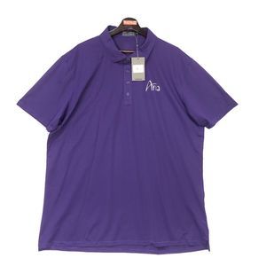 G4 G/Fore Mens Size 2XL Cotton Wisteria Purple Golf Polo Shirt NEW ARIA GOLF NWT